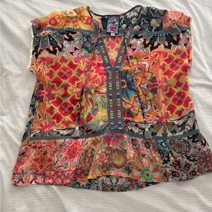 Johnny Was Women's Multicolor Floral Blouse